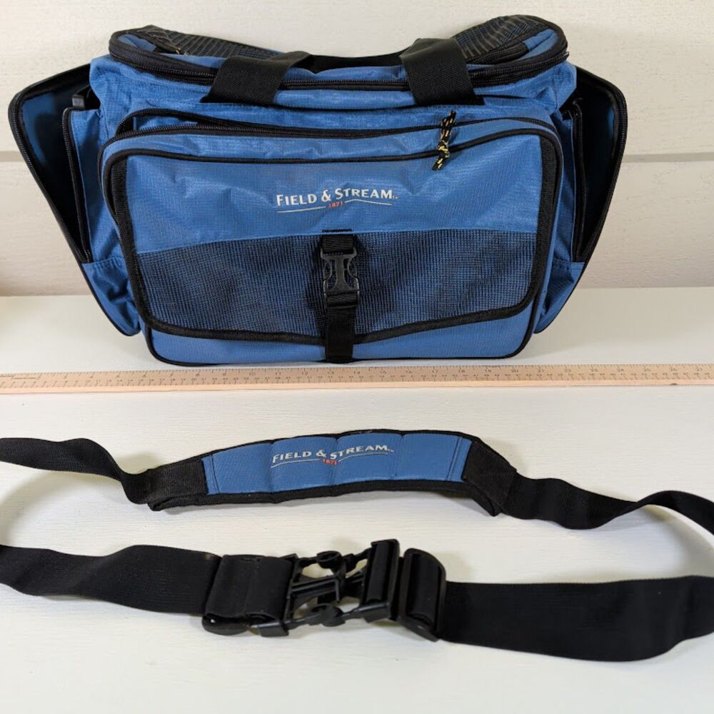 Field & Stream Fishing Tackle Bag Bundle Includes Cabela’s & Plano Trays + Tools